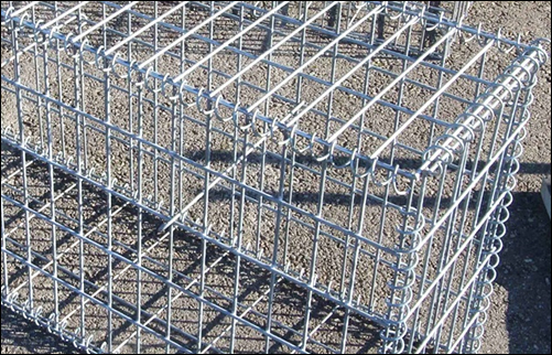 HDG Zinc coated wire cage stone containers