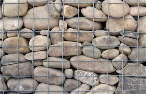 3" x 3" welded wire galvanized mesh gabion basket