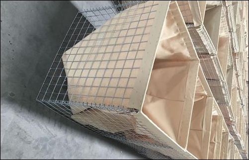 Galvanized square wire mesh gabion boxes 3'x3'x6'